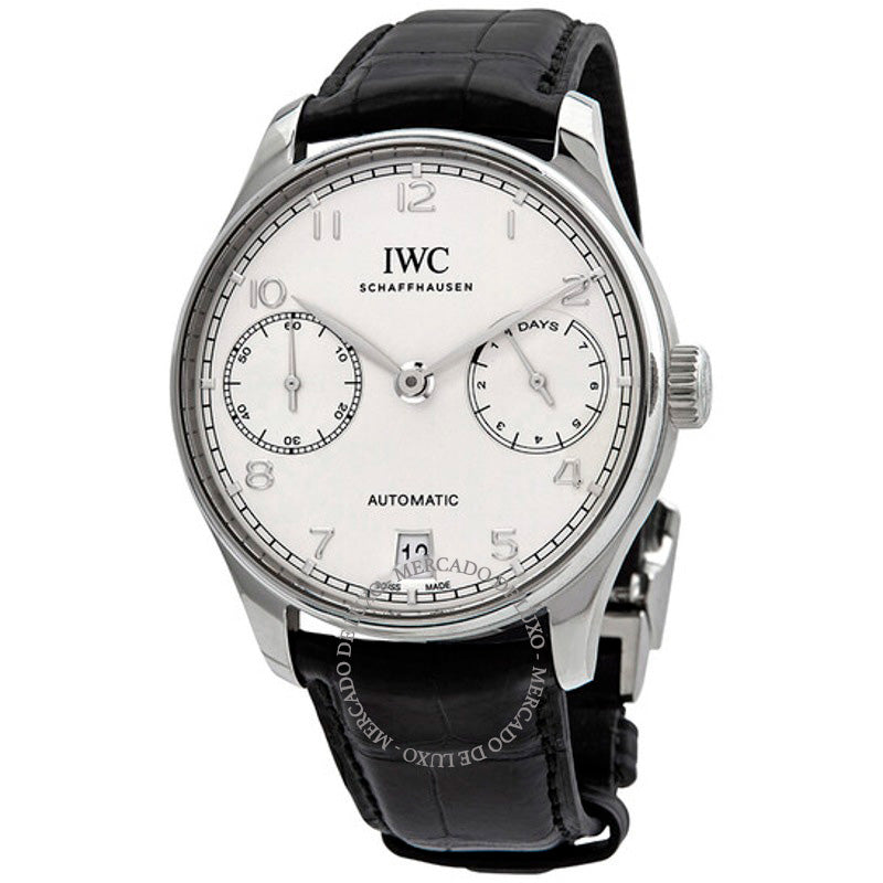 Relógio Portugieser Automático Mostrador Prateado 42 mm - Mercado de Luxo - O Maior E-Commerce de Bens, Produtos e Serviços de Luxo do Brasil.