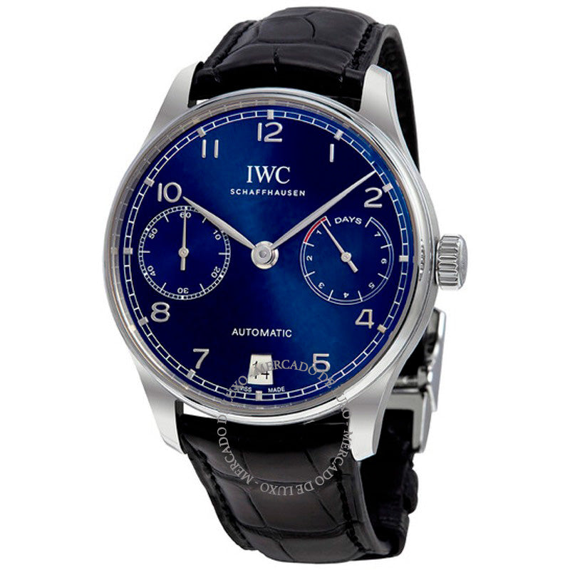 Relógio Portugieser Automático Mostrador Azul 42 mm - Mercado de Luxo - O Maior E-Commerce de Bens, Produtos e Serviços de Luxo do Brasil.