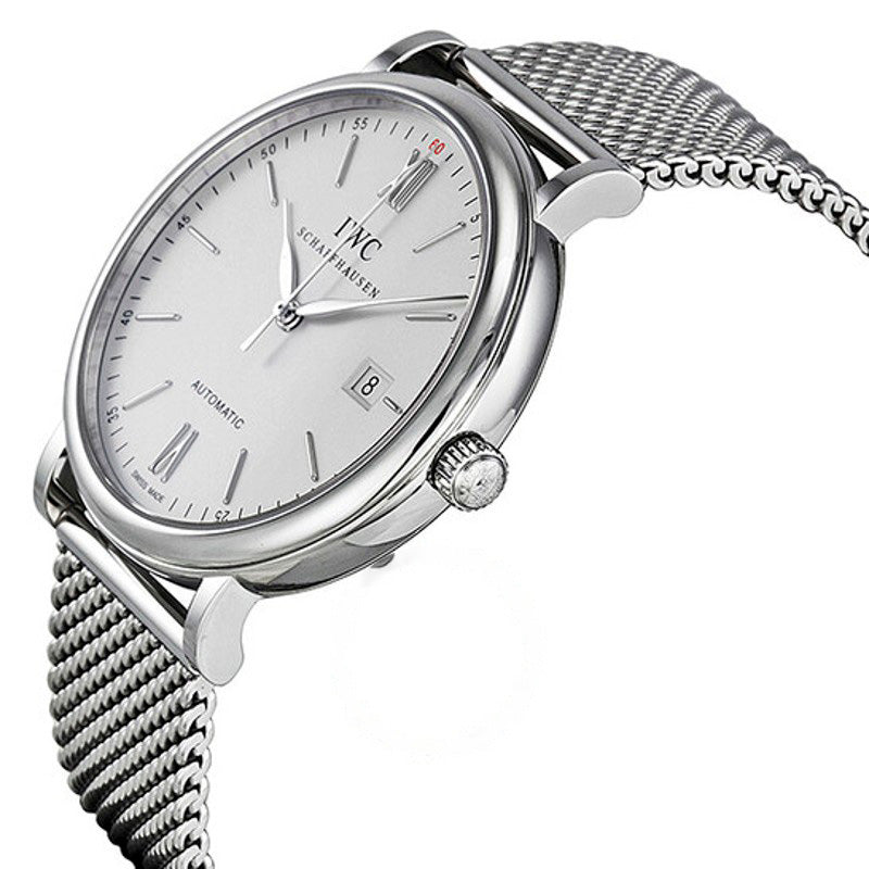 Relógio Portofino Automático Mostrador Prateado 40 mm - Mercado de Luxo - O Maior E-Commerce de Bens, Produtos e Serviços de Luxo do Brasil.