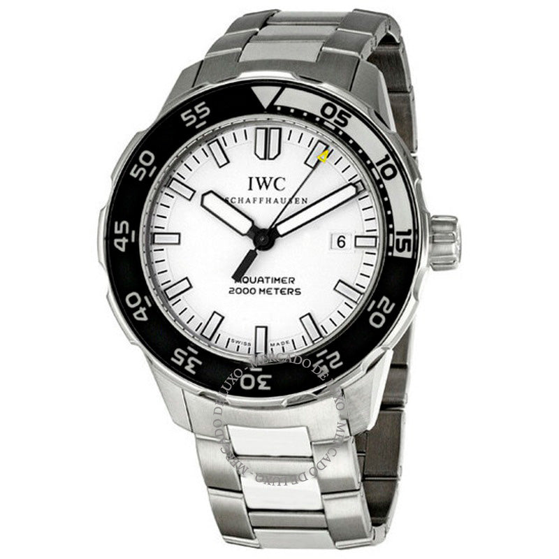Relógio Aquatimer Automático Mostrador Branco 44 mm - Mercado de Luxo - O Maior E-Commerce de Bens, Produtos e Serviços de Luxo do Brasil.