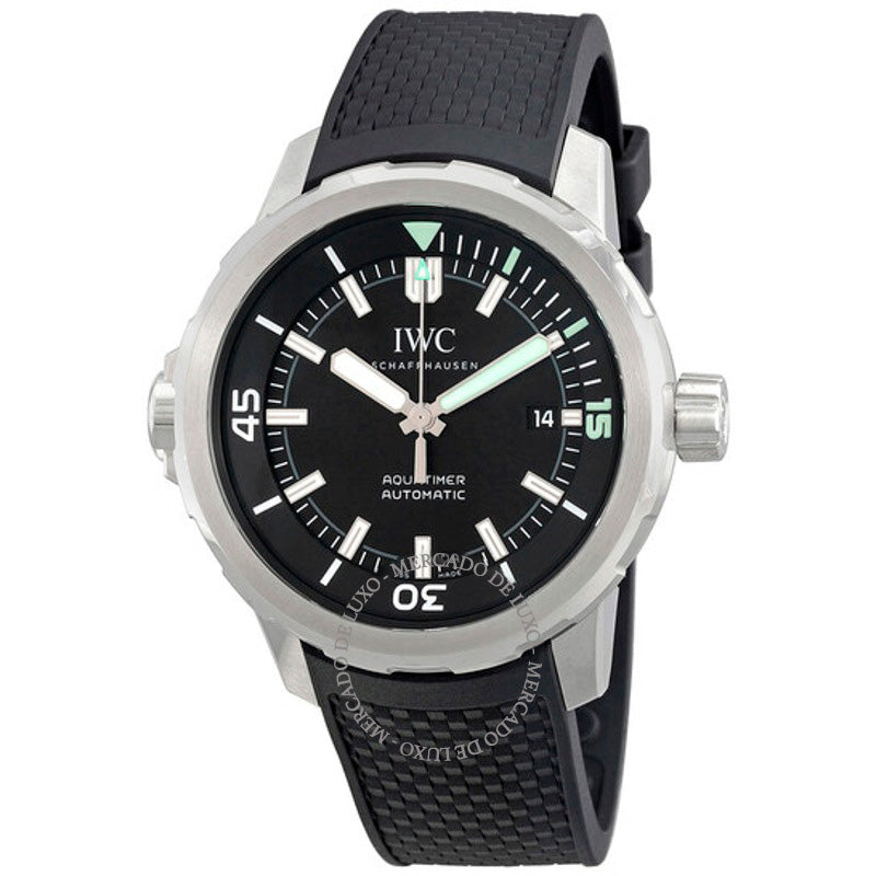 Relógio Aquatimer Automático Mostrador Preto 42 mm - Mercado de Luxo - O Maior E-Commerce de Bens, Produtos e Serviços de Luxo do Brasil.