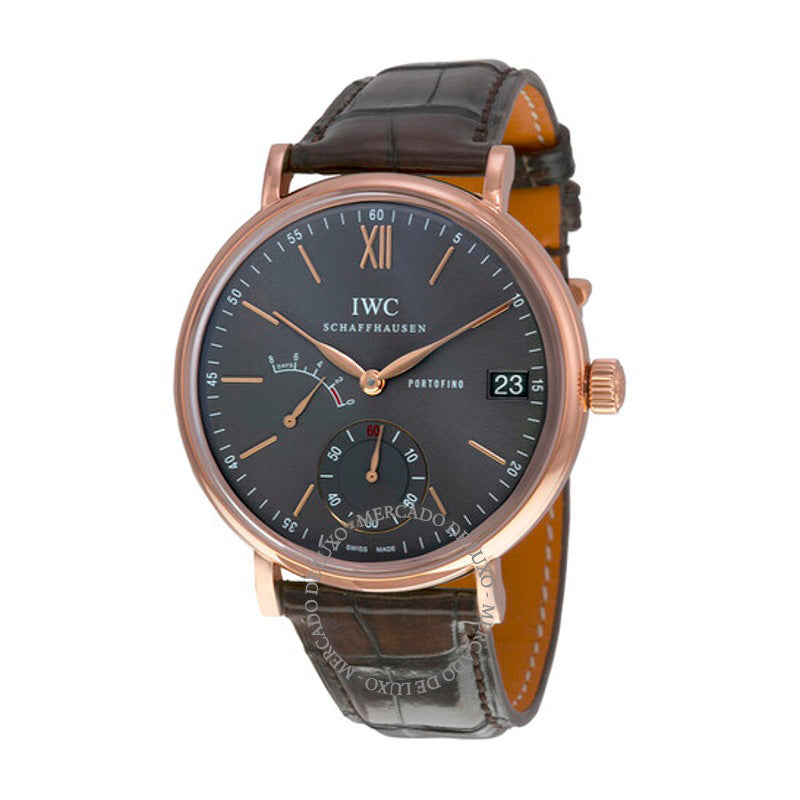 Relógio Portofino Corda Manual Mostrador Cinza 45 mm - Mercado de Luxo - O Maior E-Commerce de Bens, Produtos e Serviços de Luxo do Brasil.