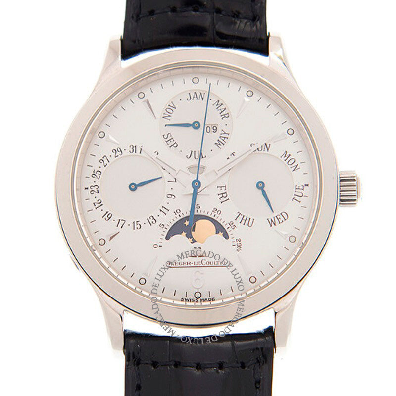 Relógio Master Ultra Thin Perpetual Automático Mostrador Prateado 37 mm - Mercado de Luxo - O Maior E-Commerce de Bens, Produtos e Serviços de Luxo do Brasil.