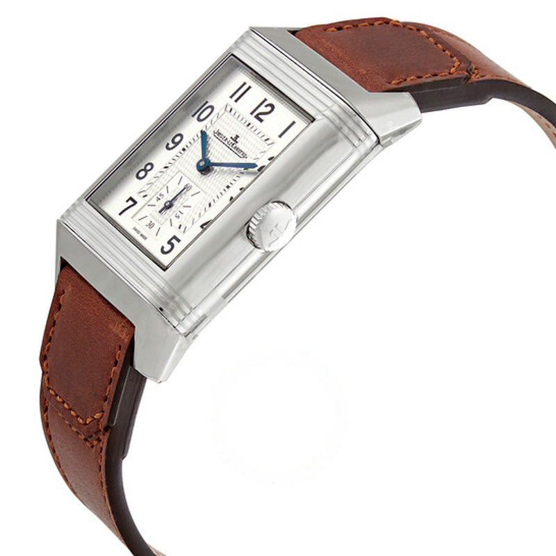 Relógio Reverso Grande Clássico Duoface Mostrador Prateado 47 mm - Mercado de Luxo - O Maior E-Commerce de Bens, Produtos e Serviços de Luxo do Brasil.