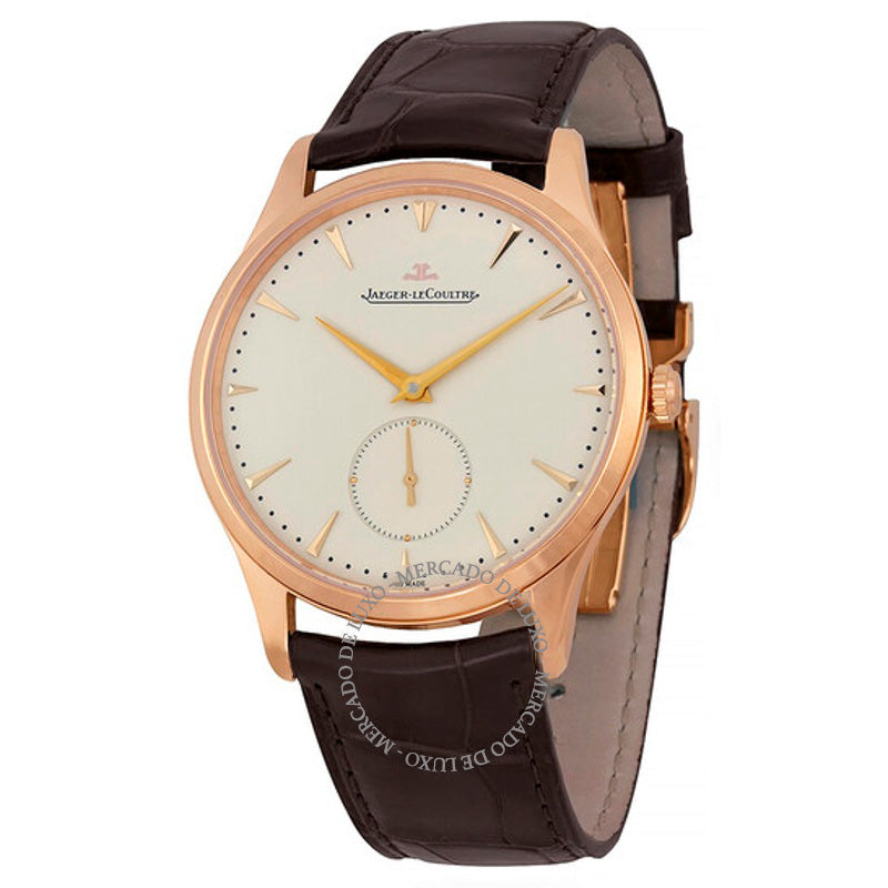Relógio Master Grande Ultra Fino Mostrador Bege 40 mm - Mercado de Luxo - O Maior E-Commerce de Bens, Produtos e Serviços de Luxo do Brasil.