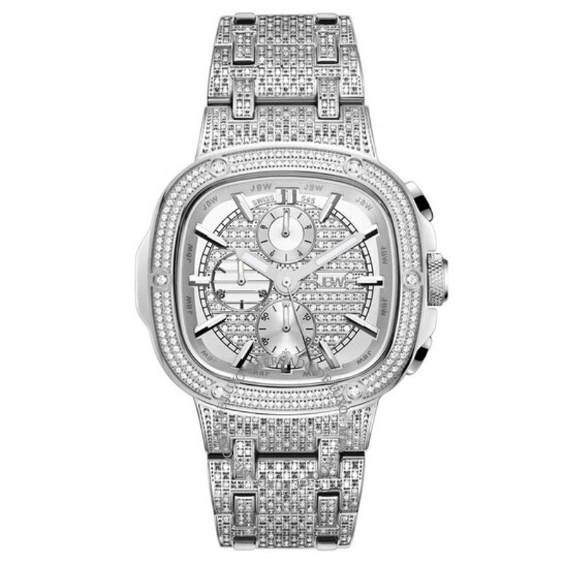 Relógio Cronógrafo da série Platinum com mostrador prateado 47 mm - Mercado de Luxo - O Maior E-Commerce de Bens, Produtos e Serviços de Luxo do Brasil.
