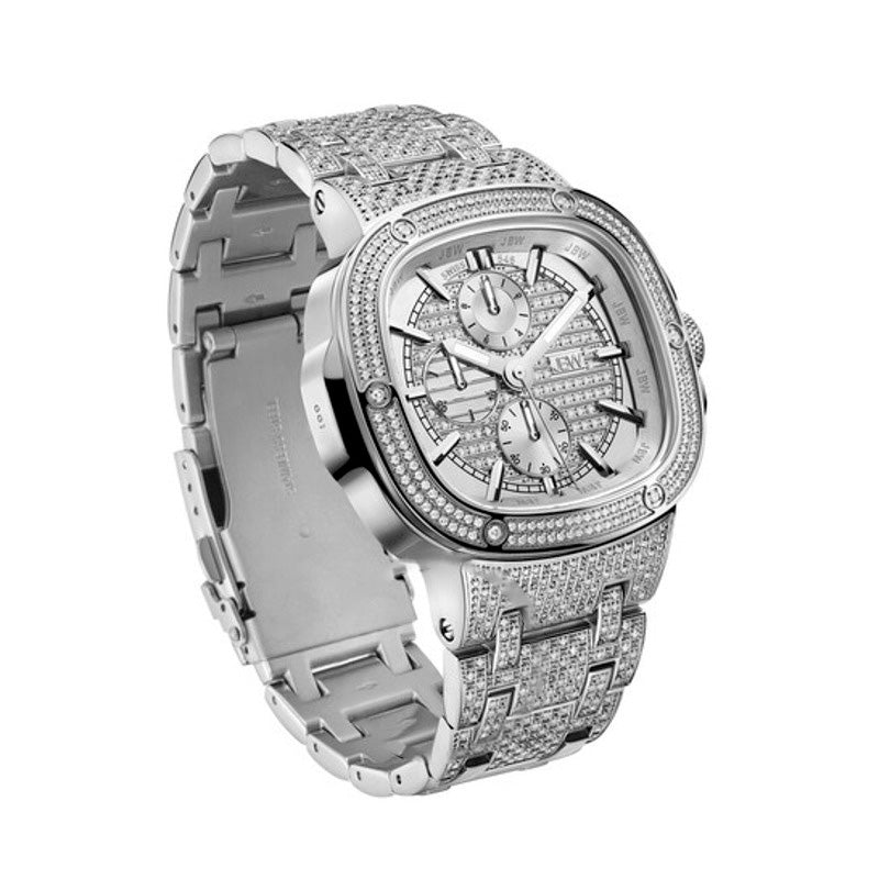 Relógio Cronógrafo da série Platinum com mostrador prateado 47 mm - Mercado de Luxo - O Maior E-Commerce de Bens, Produtos e Serviços de Luxo do Brasil.