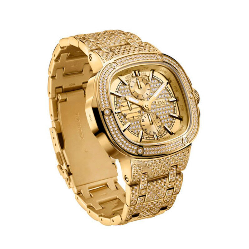 Relógio Cronógrafo da série Platinum com mostrador dourado 47 mm - Mercado de Luxo - O Maior E-Commerce de Bens, Produtos e Serviços de Luxo do Brasil.