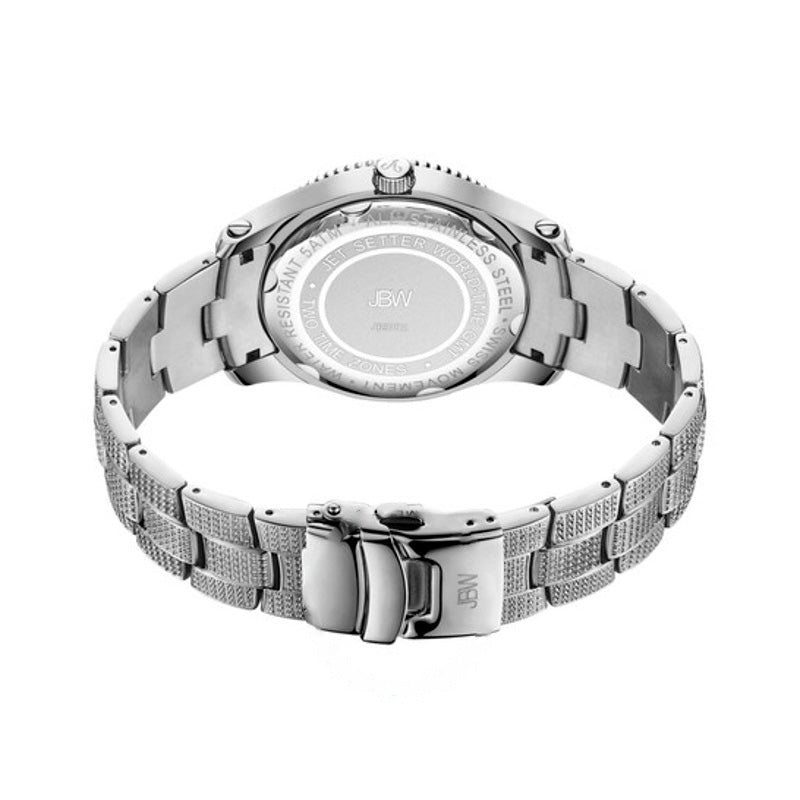 Relógio Jet Setter GMT Quartzo Diamante Mostrador Prata 46 mm - Mercado de Luxo - O Maior E-Commerce de Bens, Produtos e Serviços de Luxo do Brasil.