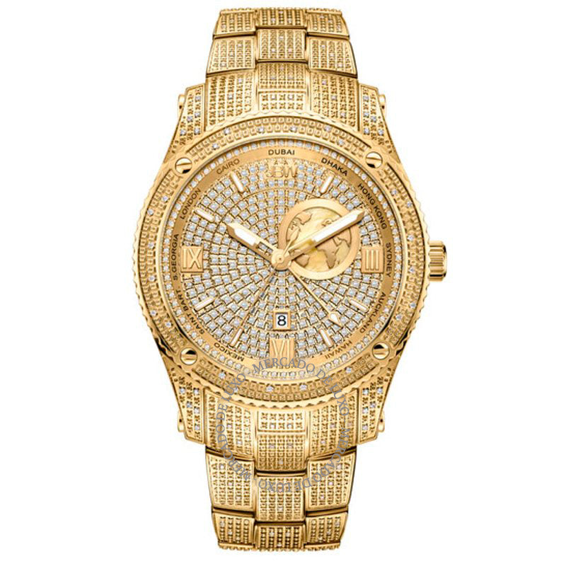 Relógio Jet Setter GMT Quartzo Diamante Mostrador Dourado 46 mm - Mercado de Luxo - O Maior E-Commerce de Bens, Produtos e Serviços de Luxo do Brasil.