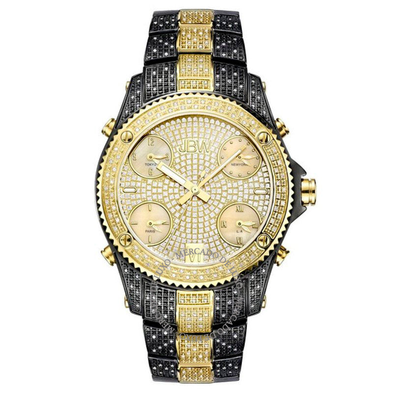 Relógio Jet Setter Champagne Cristal Pave Dial 50 mm - Mercado de Luxo - O Maior E-Commerce de Bens, Produtos e Serviços de Luxo do Brasil.