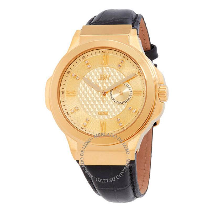 Relógio Saxon 48 Quartzo Diamante Mostrador Dourado 47 mm - Mercado de Luxo - O Maior E-Commerce de Bens, Produtos e Serviços de Luxo do Brasil.