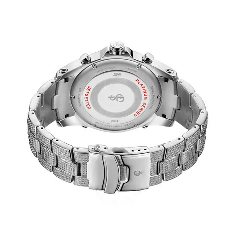 Relógio Mostrador prateado da série Platinum 50 mm - Mercado de Luxo - O Maior E-Commerce de Bens, Produtos e Serviços de Luxo do Brasil.