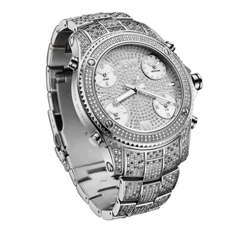 Relógio Mostrador prateado da série Platinum 50 mm - Mercado de Luxo - O Maior E-Commerce de Bens, Produtos e Serviços de Luxo do Brasil.