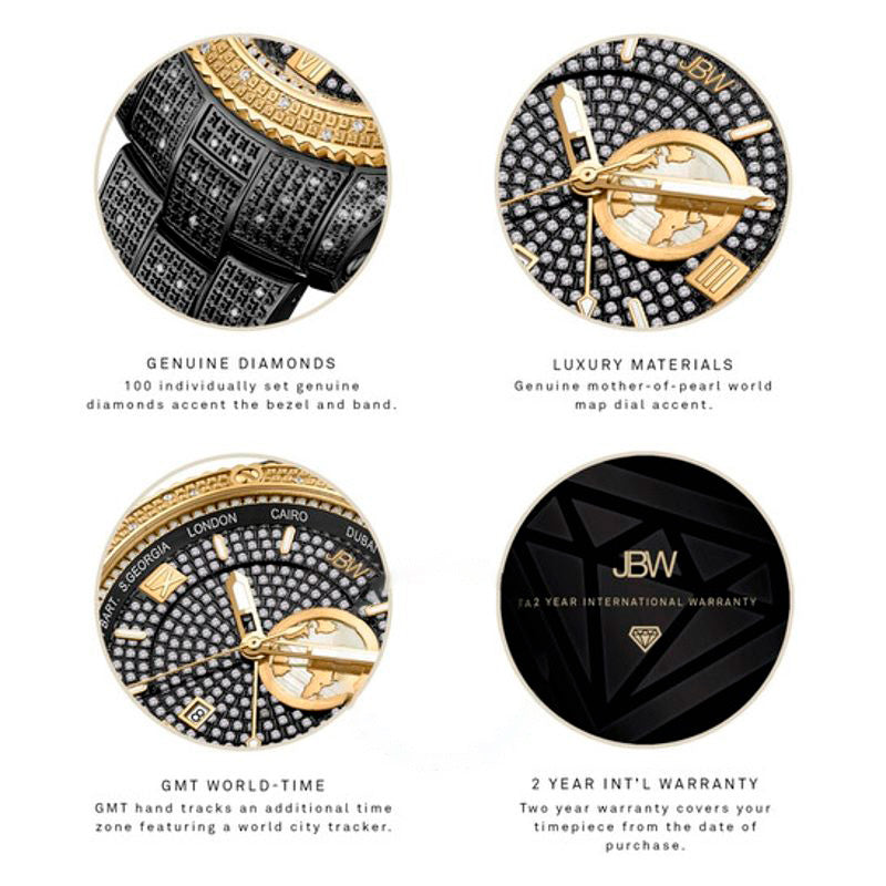 Relógio Jet Setter GMT Quartzo Mostrador Preto 46 mm - Mercado de Luxo - O Maior E-Commerce de Bens, Produtos e Serviços de Luxo do Brasil.