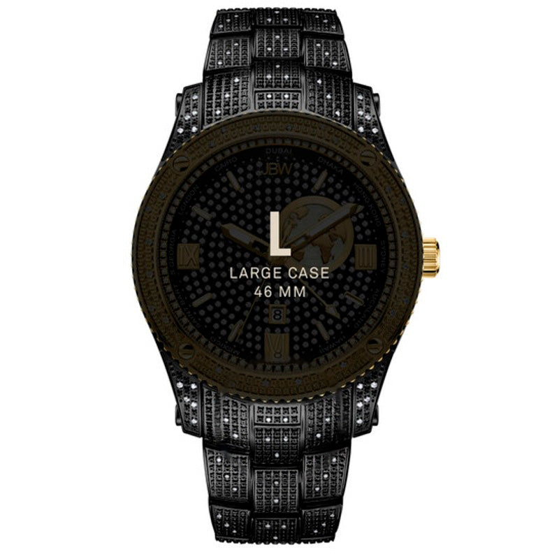 Relógio Jet Setter GMT Quartzo Mostrador Preto 46 mm - Mercado de Luxo - O Maior E-Commerce de Bens, Produtos e Serviços de Luxo do Brasil.