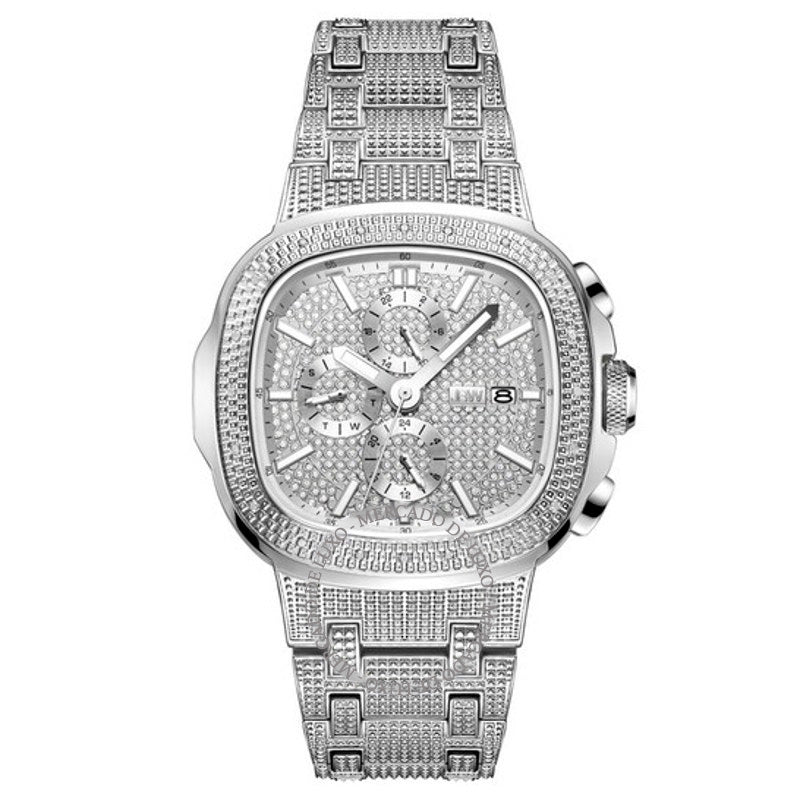 Relógio Heist Quartzo Diamante Mostrador Prata 47 mm - Mercado de Luxo - O Maior E-Commerce de Bens, Produtos e Serviços de Luxo do Brasil.