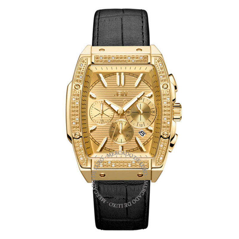 Relógio Mostrador dourado com diamantes de quartzo Echelon 41 mm - Mercado de Luxo - O Maior E-Commerce de Bens, Produtos e Serviços de Luxo do Brasil.