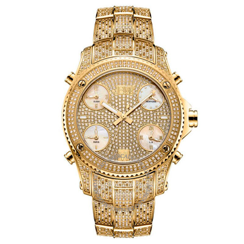 Relógio Mostrador dourado da série Platinum 50 mm - Mercado de Luxo - O Maior E-Commerce de Bens, Produtos e Serviços de Luxo do Brasil.