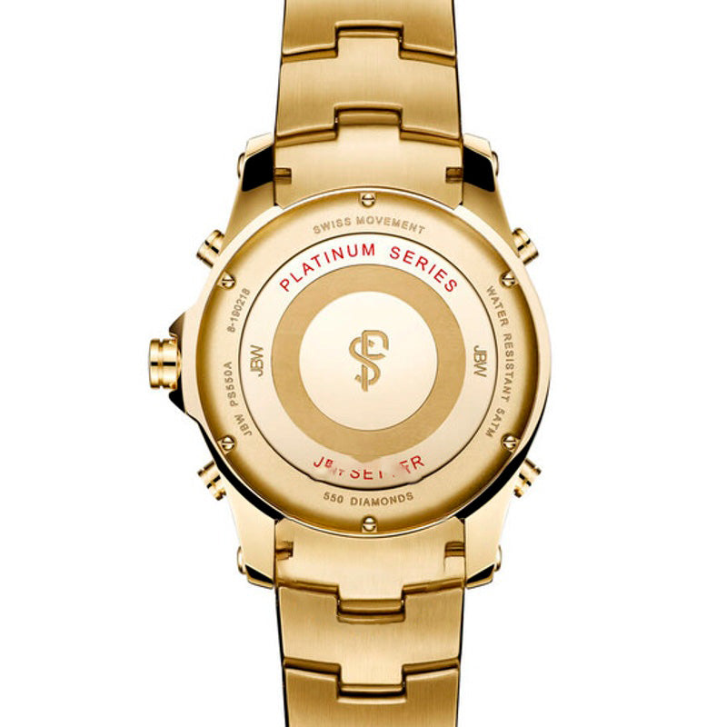 Relógio Mostrador dourado da série Platinum 50 mm - Mercado de Luxo - O Maior E-Commerce de Bens, Produtos e Serviços de Luxo do Brasil.