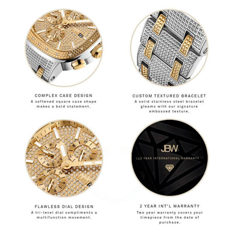 Relógio Heist Quartz Diamond Mostrador Dourado 47 mm - Mercado de Luxo - O Maior E-Commerce de Bens, Produtos e Serviços de Luxo do Brasil.