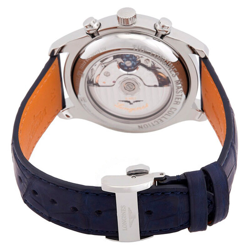 Relógio Longines Master Collection Cronógrafo GMT Automático Fase da Lua Mostrador Prateado  - Mercado de Luxo - O Maior E-Commerce de Bens, Produtos e Serviços de Luxo do Brasil.