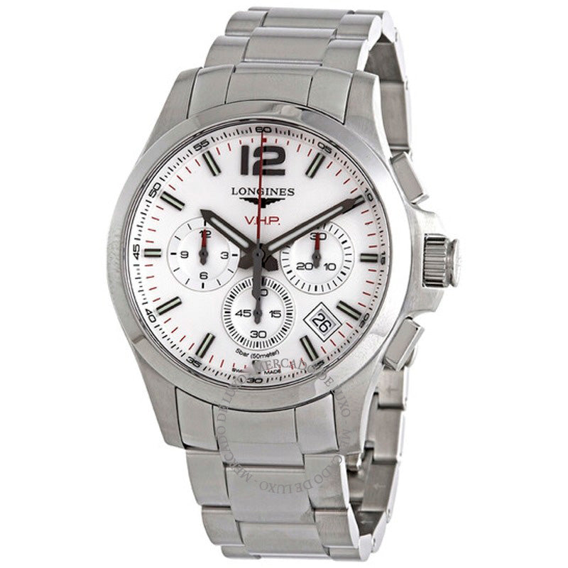 Relógio Conquest VHP Perpetual Chronograph Quartzo Mostrador Prata 42 mm - Mercado de Luxo - O Maior E-Commerce de Bens, Produtos e Serviços de Luxo do Brasil.