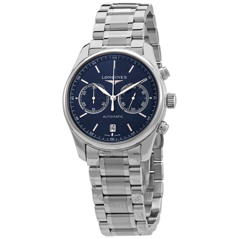 Relógio Master Collection Cronógrafo Automático Mostrador Azul 40 mm - Mercado de Luxo - O Maior E-Commerce de Bens, Produtos e Serviços de Luxo do Brasil.