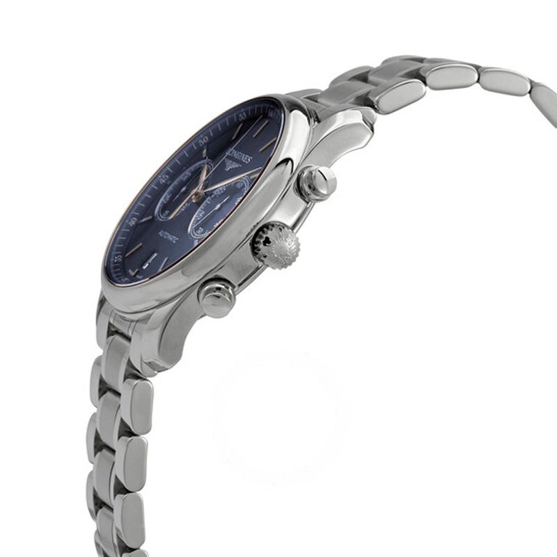 Relógio Master Collection Cronógrafo Automático Mostrador Azul 40 mm - Mercado de Luxo - O Maior E-Commerce de Bens, Produtos e Serviços de Luxo do Brasil.