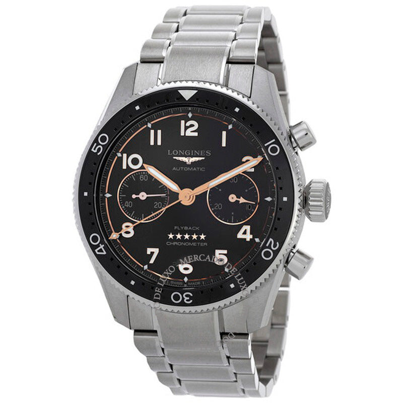 Relógio Spirit Flyback Cronógrafo Automático Mostrador Preto 42 mm - Mercado de Luxo - O Maior E-Commerce de Bens, Produtos e Serviços de Luxo do Brasil.