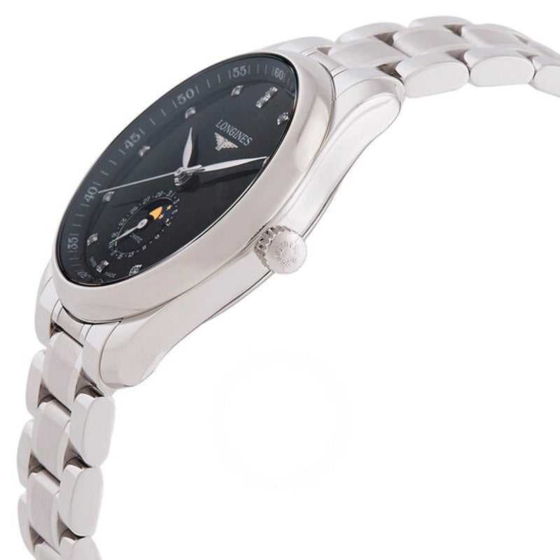 Relógio Master Collection Automático Diamante Mostrador Preto 40 mm - Mercado de Luxo - O Maior E-Commerce de Bens, Produtos e Serviços de Luxo do Brasil.