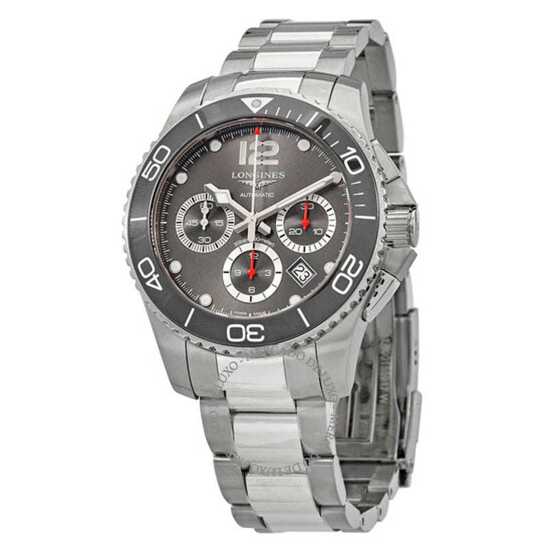 Relógio HydroConquest Cronógrafo Automático Mostrador Cinza 43 mm - Mercado de Luxo - O Maior E-Commerce de Bens, Produtos e Serviços de Luxo do Brasil.