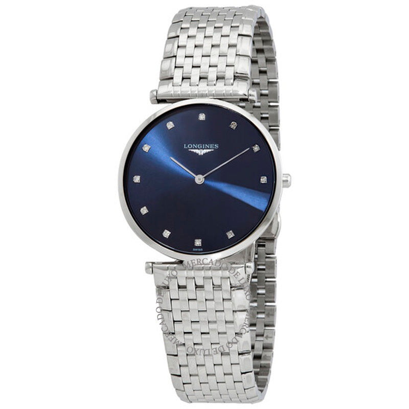 Relógio La Grande Classique Quartzo Diamante Mostrador Azul 36 mm - Mercado de Luxo - O Maior E-Commerce de Bens, Produtos e Serviços de Luxo do Brasil.