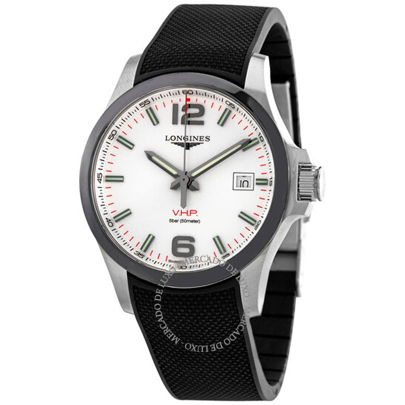 Relógio Conquest VHP Perpetual Quartzo Mostrador Prata 43 mm - Mercado de Luxo - O Maior E-Commerce de Bens, Produtos e Serviços de Luxo do Brasil.