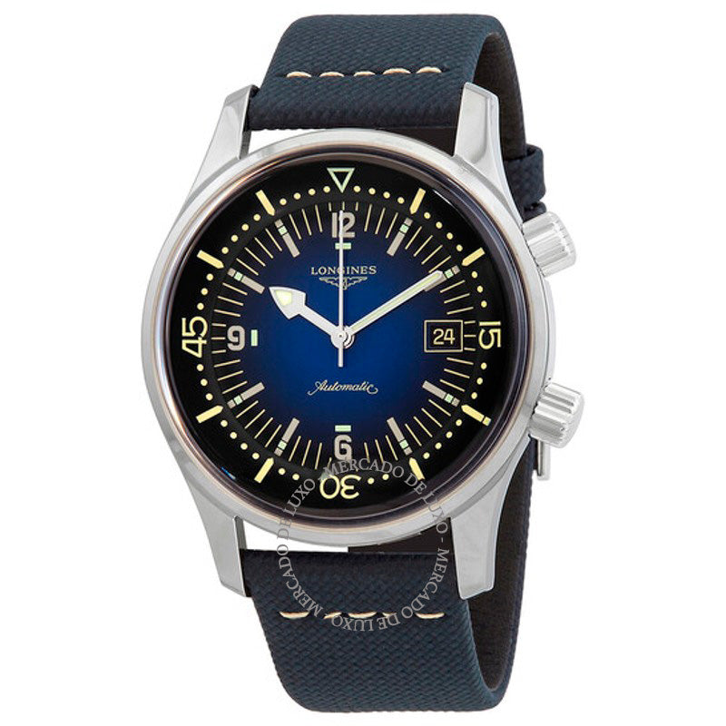 Relógio Legend Diver Automático Mostrador Azul Laqueado  - Mercado de Luxo - O Maior E-Commerce de Bens, Produtos e Serviços de Luxo do Brasil.