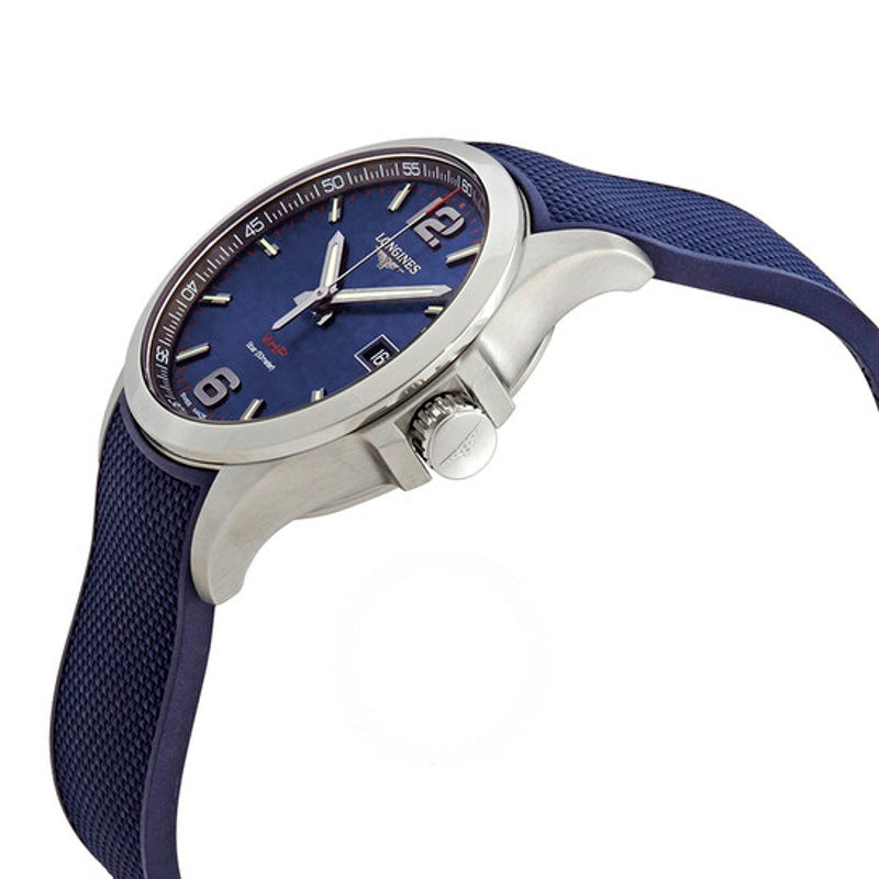 Relógio Conquest VHP Perpetual Quartzo Mostrador Azul 43 mm - Mercado de Luxo - O Maior E-Commerce de Bens, Produtos e Serviços de Luxo do Brasil.