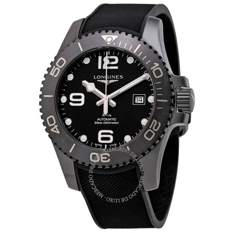 Relógio Hydroconquest Automático Todo Preto Cerâmico 43 mm - Mercado de Luxo - O Maior E-Commerce de Bens, Produtos e Serviços de Luxo do Brasil.