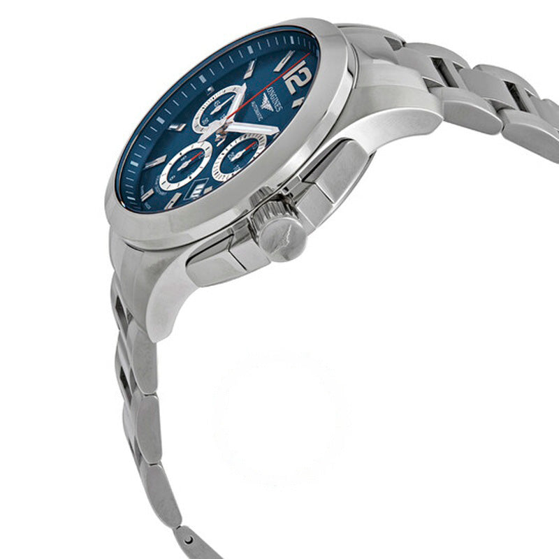 Relógio Conquest Chronograph Automático Mostrador Azul 44 mm - Mercado de Luxo - O Maior E-Commerce de Bens, Produtos e Serviços de Luxo do Brasil.