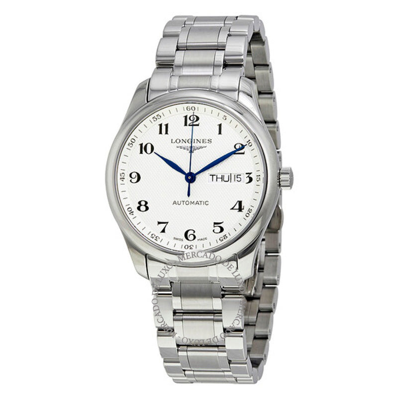 Relógio Master Collection Automático Mostrador Prateado 38 mm - Mercado de Luxo - O Maior E-Commerce de Bens, Produtos e Serviços de Luxo do Brasil.