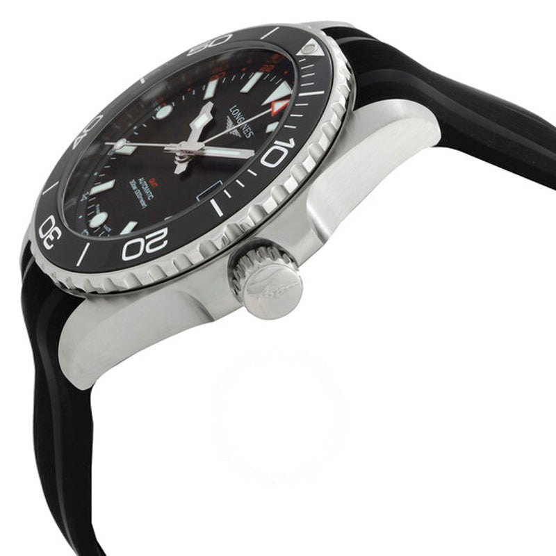 Relógio Hydroconquest GMT Automático Mostrador Preto 41 mm - Mercado de Luxo - O Maior E-Commerce de Bens, Produtos e Serviços de Luxo do Brasil.