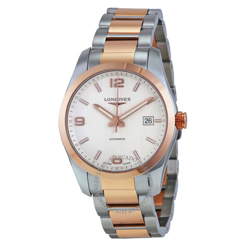 Relógio Conquest Classic Automático Mostrador Prateado 40 mm - Mercado de Luxo - O Maior E-Commerce de Bens, Produtos e Serviços de Luxo do Brasil.