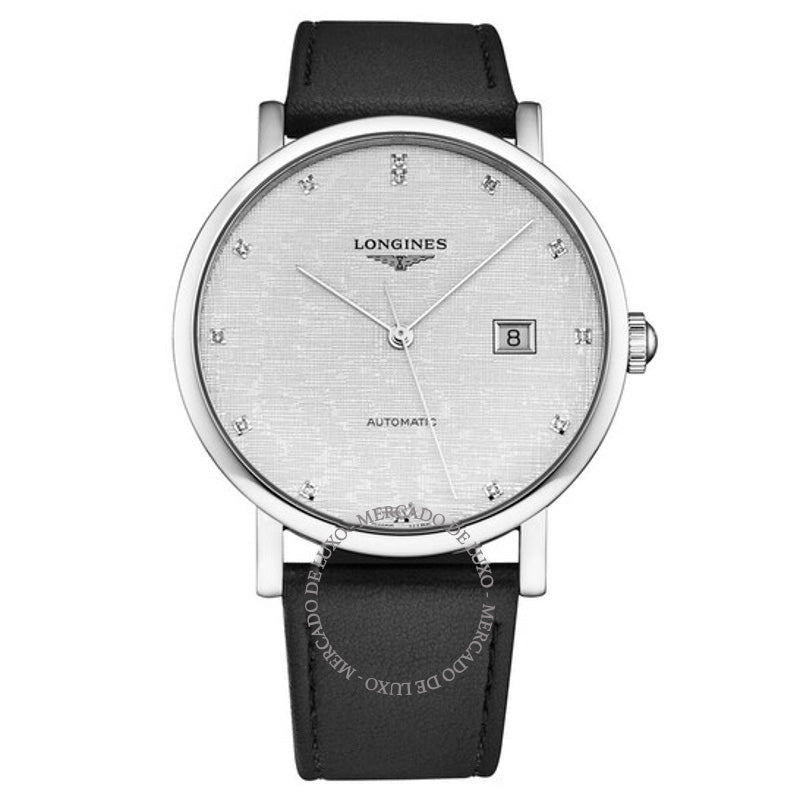 Relógio Elegante mostrador automático de diamante prateado 41 mm - Mercado de Luxo - O Maior E-Commerce de Bens, Produtos e Serviços de Luxo do Brasil.