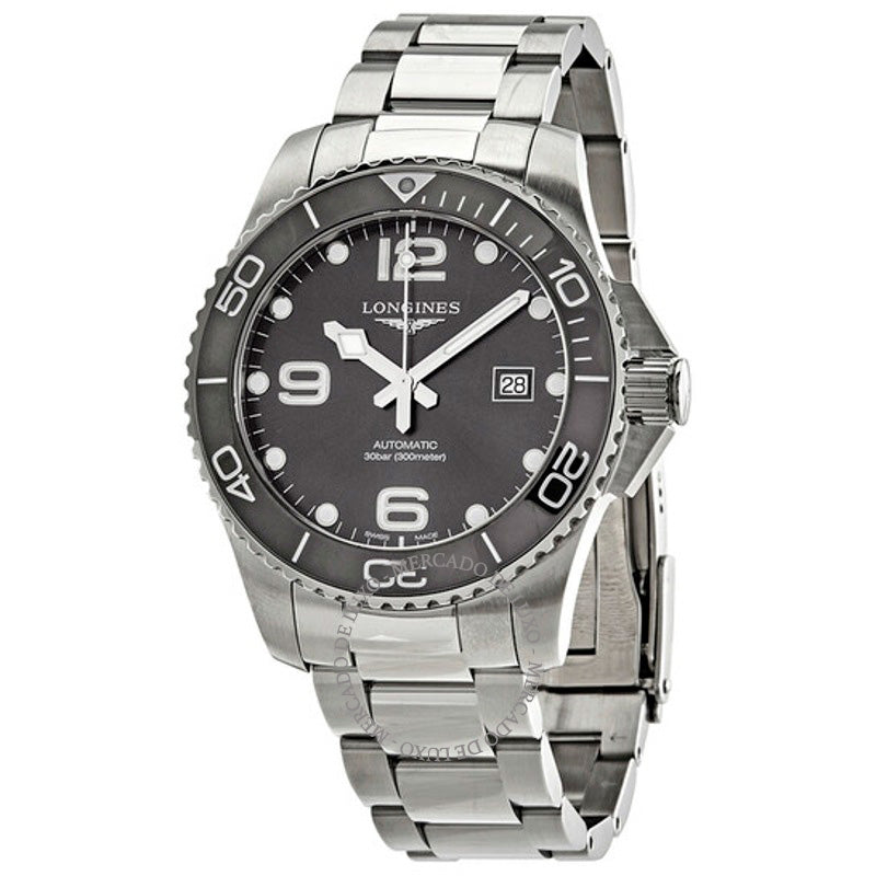 Relógio Hydroconquest Automático Cinza Cerâmica 43 mm - Mercado de Luxo - O Maior E-Commerce de Bens, Produtos e Serviços de Luxo do Brasil.
