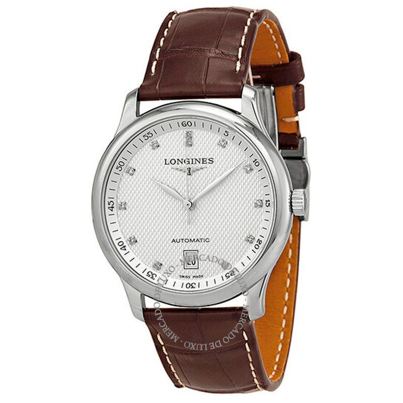 Relógio Master Automatic Diamond Silver Dial 38 mm - Mercado de Luxo - O Maior E-Commerce de Bens, Produtos e Serviços de Luxo do Brasil.