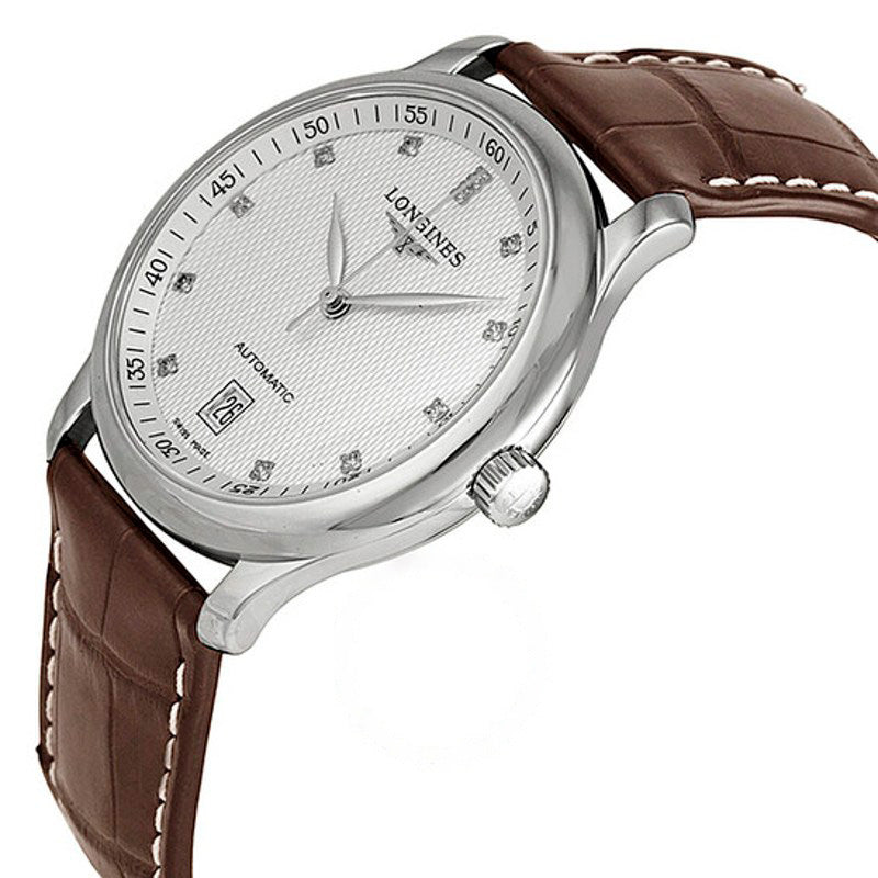Relógio Master Automatic Diamond Silver Dial 38 mm - Mercado de Luxo - O Maior E-Commerce de Bens, Produtos e Serviços de Luxo do Brasil.