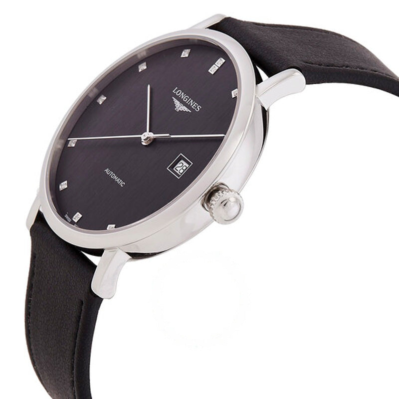 Relógio Elegante mostrador preto com diamante automático 41 mm - Mercado de Luxo - O Maior E-Commerce de Bens, Produtos e Serviços de Luxo do Brasil.
