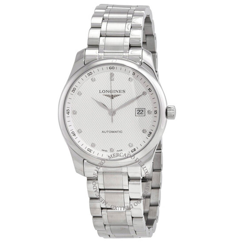 Relógio Master Automatic Diamond White Dial 40 mm - Mercado de Luxo - O Maior E-Commerce de Bens, Produtos e Serviços de Luxo do Brasil.