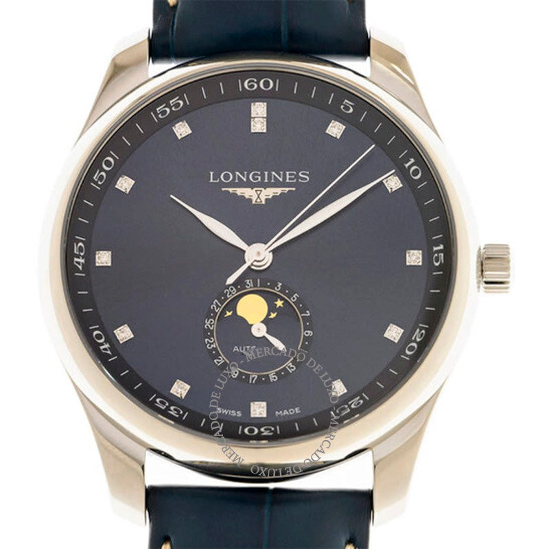 Relógio Master Automatic Diamond Blue Dial 42 mm - Mercado de Luxo - O Maior E-Commerce de Bens, Produtos e Serviços de Luxo do Brasil.