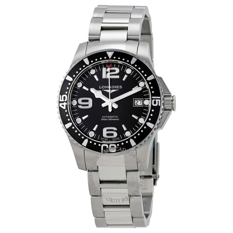 Relógio HydroConquest Automático Mostrador Preto 39 mm - Mercado de Luxo - O Maior E-Commerce de Bens, Produtos e Serviços de Luxo do Brasil.