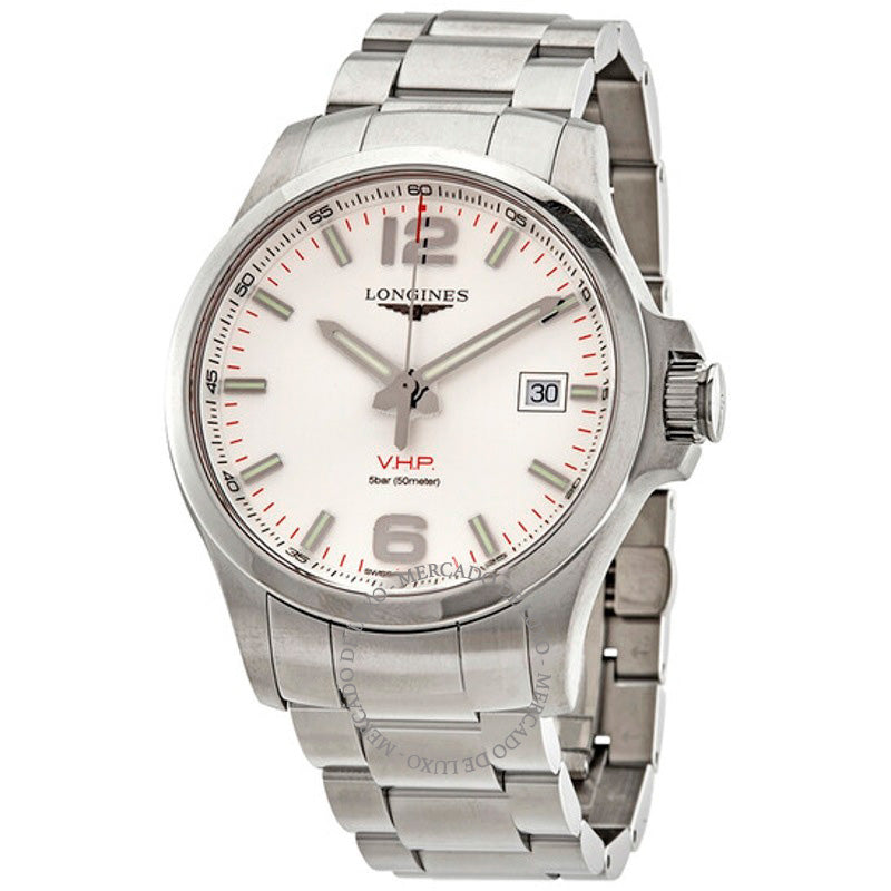 Relógio Conquest VHP Quartzo Mostrador Prata 43 mm - Mercado de Luxo - O Maior E-Commerce de Bens, Produtos e Serviços de Luxo do Brasil.